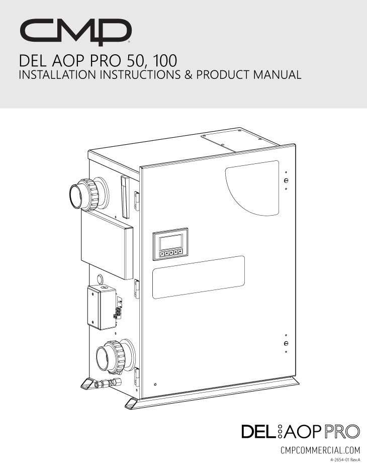 DEL AOP PRO 50/100 Instruction Manual CMP Commercial