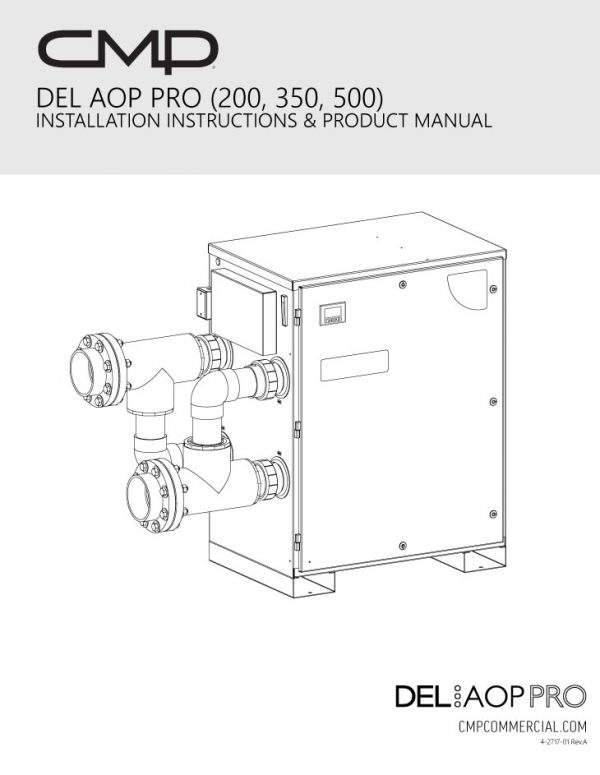 DEL AOP Pro 200/350/500 Instruction Manual CMP Commercial